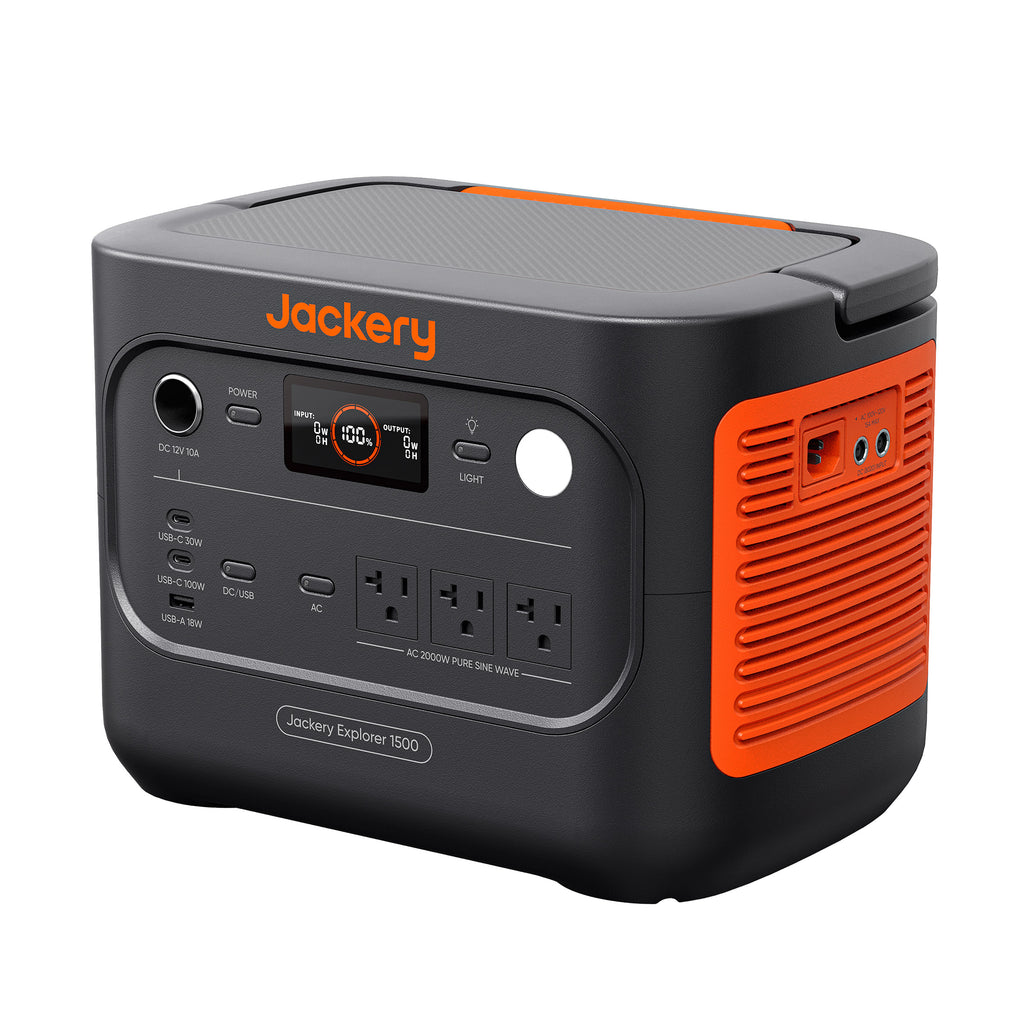 Jackery Explorer 1500 v2 Solar Generator with Solar Panel 100Air