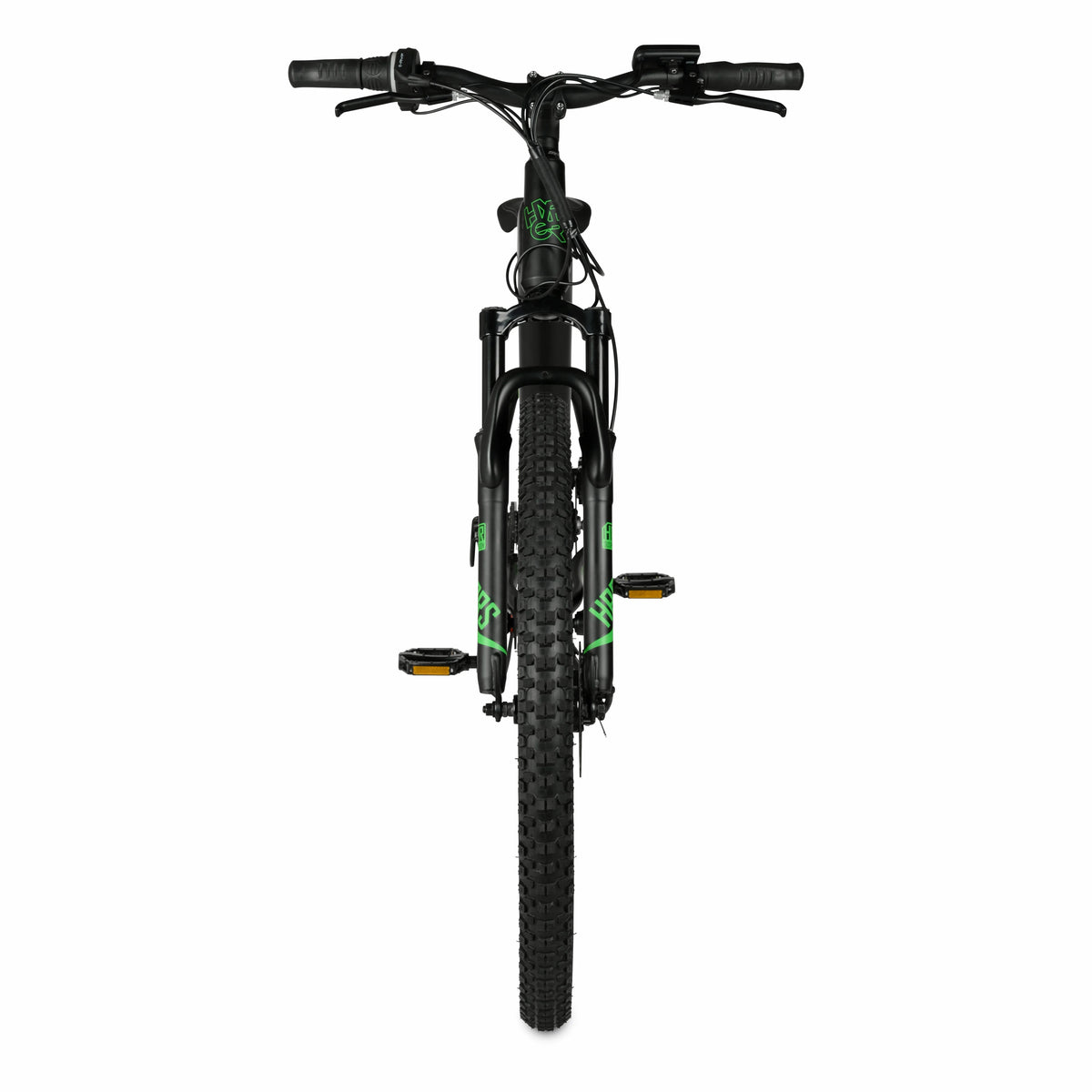 29" Hyper Bicycles 36V Class 2 Electric Mountain Bike for Adults, 350W E-Bike Motor, Black