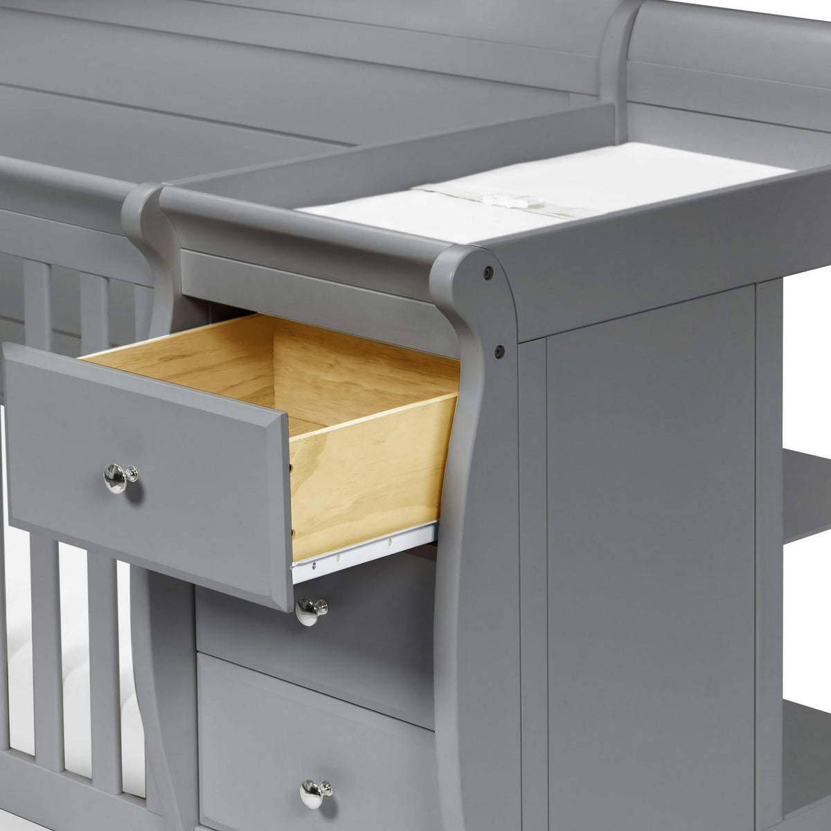 DaVinci Kalani 4-in-1 Convertible Crib &amp; Changer in Grey