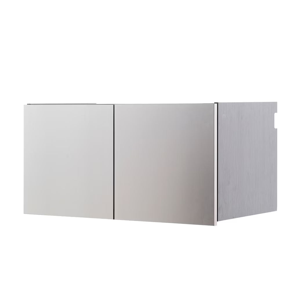 7-Piece Storage Cabinet Set, Modern Style Kitchen Furniture Set with Stand Cupboard and Console Table, Wall-Mounted or Free-standing Cabinet Set for Living Room, Kitchen, Dark Gray