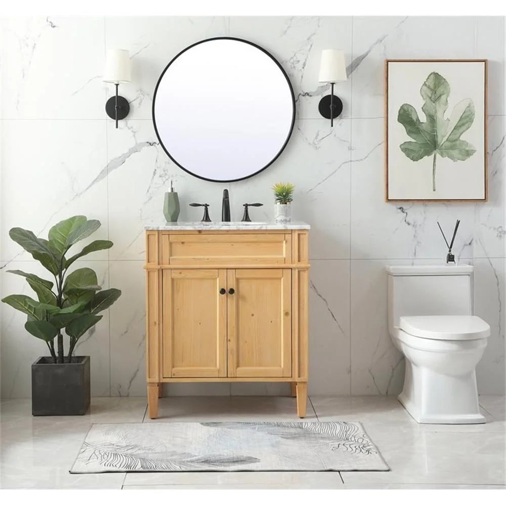 Elegant Kitchen and Bath 30 inch Single bathroom vanity in Grey