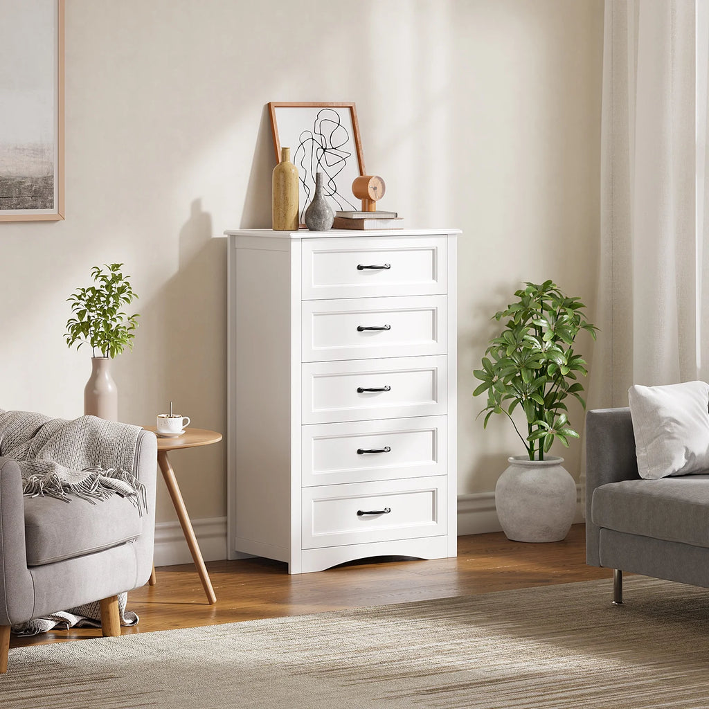 Dresser for Bedroom, Lofka 6-Drawer Wood Dresser?with Anti-Tip Safety for Closet| Living Room