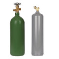 Steel Acetylene MC & 20 Cu ft Steel Oxy-Acetylene Welding Cylinder Set, 10 Cu ft, 2 Count