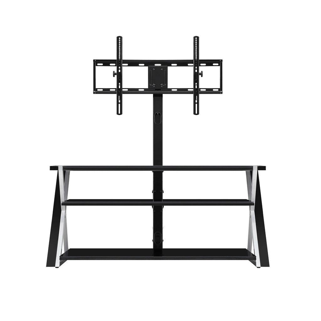 Whalen Xavier 3-in-1 Television Stand for TVs up to 70", Black