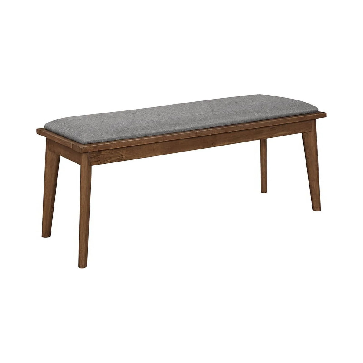Alfredo Dining Room Set Natural Walnut and Grey