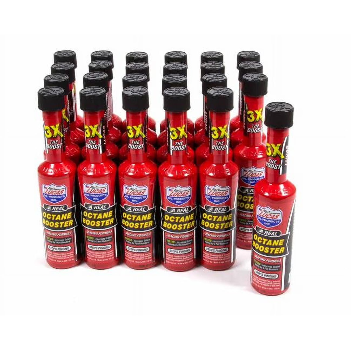 Lucas Oil 10930-24 Octane Booster Fuel Additive 5.25 oz Gas - Set of 24