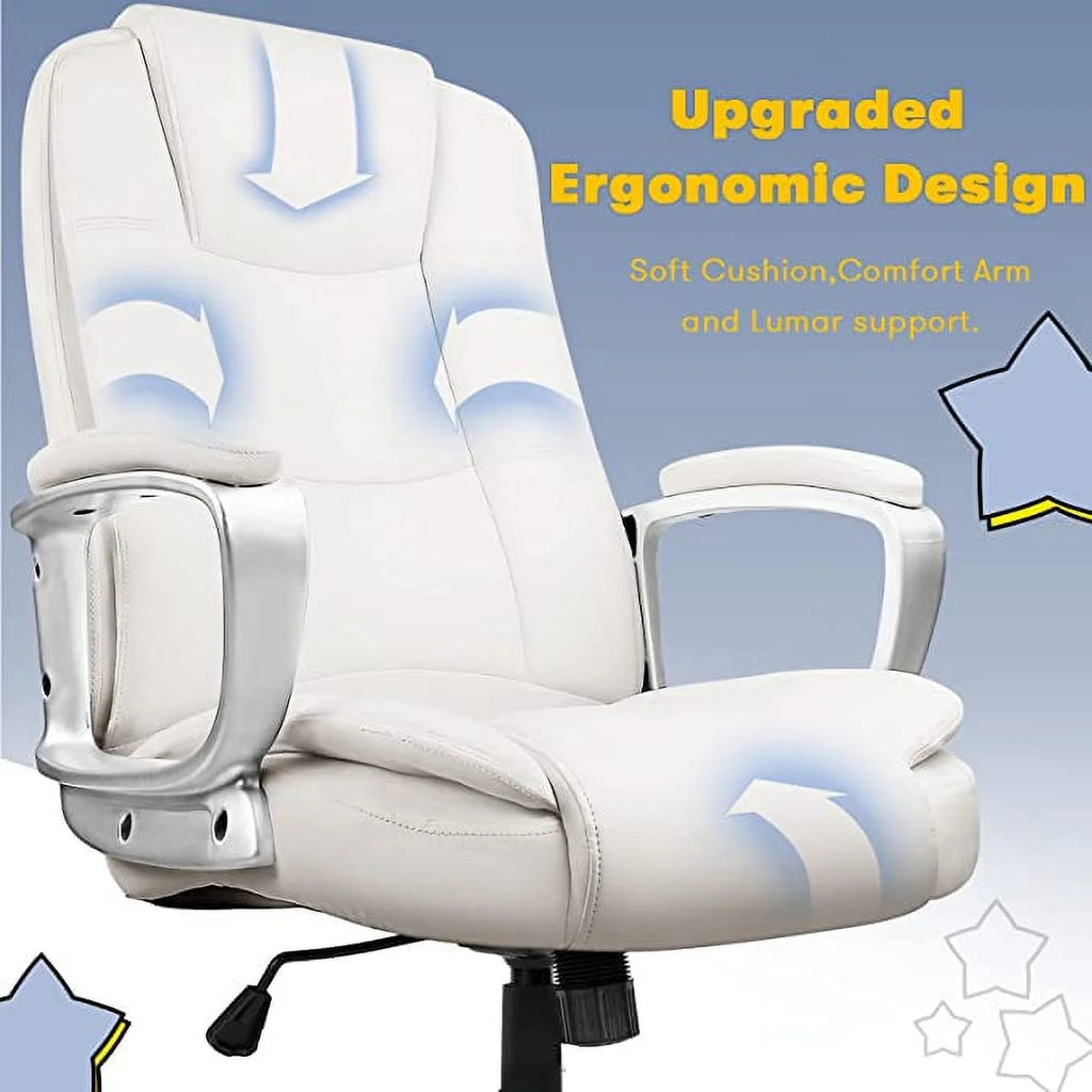 Bossin Big and Tall Home Office Computer chair for Adults, High Back Desk Chair for Heavy Duty 400 LBS