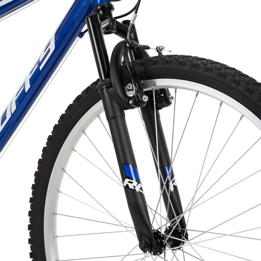Huffy 26" Rock Creek Mountain Bike, Fits Riders 5'0"+, Blue, Adult, Men's