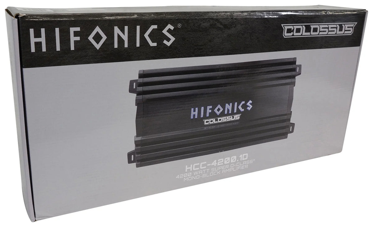 Hifonics HCC-4200.1D 4200 Watts Mono Car Audio Amplifier COLOSSUS Classic Amp