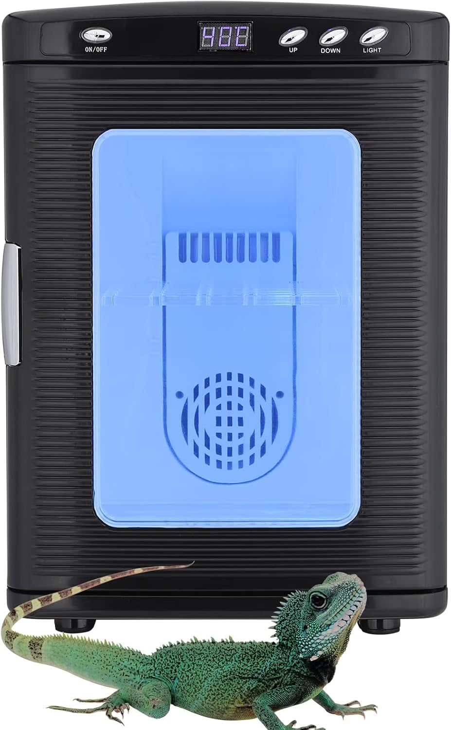 25 L Laboratory Incubator, Portable Reptile Science Laboratory Incubator, Digital Temperature Controlled 10��C-60��C (72��F to 140��F), Reptile Egg Incubator with AC&DC Power for Small Reptiles White
