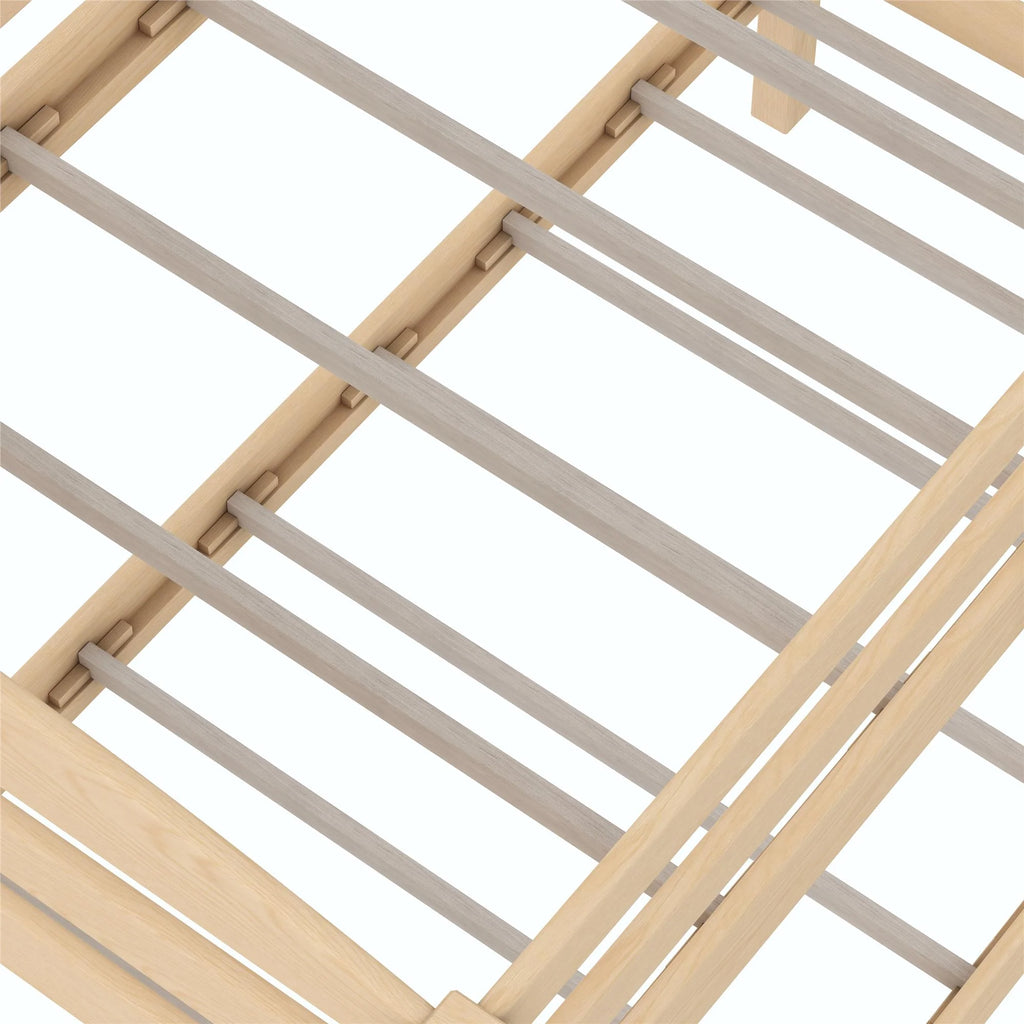 Better Homes & Gardens Leighton Solid Wood Twin-over-Twin Convertible Bunk Bed, Vanilla
