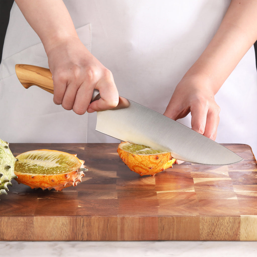 Cangshan OLIV Series Swedish Steel 15-Piece Knife Block Set, Maple Block
