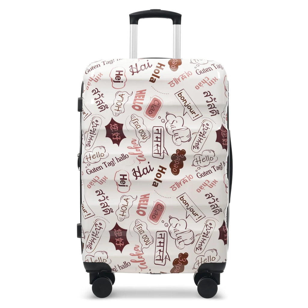 28 Inch Expandable Checked Luggage, Lightweight Glossy Hardshell Travel Suitcase with Spinner Wheels, TSA Lock