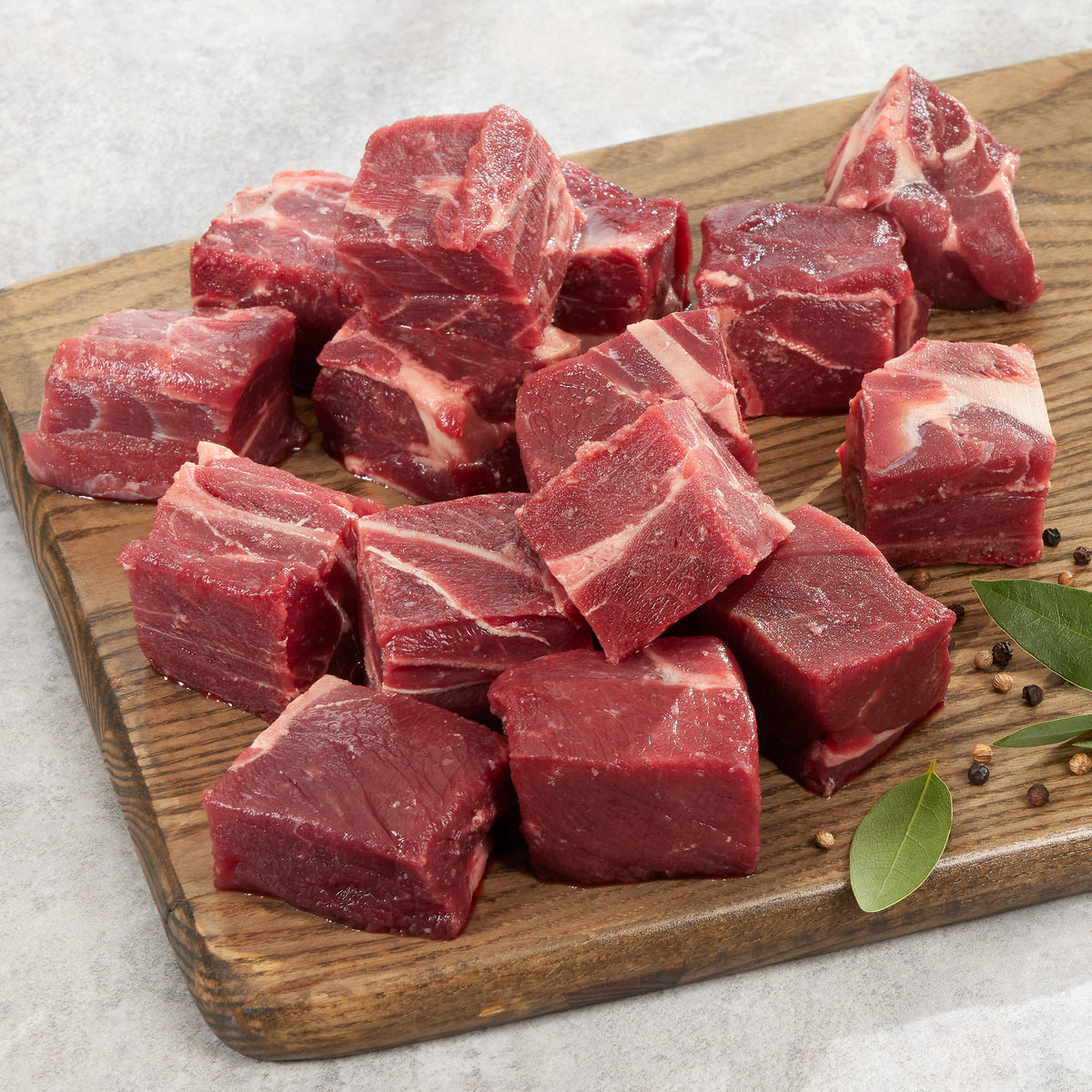 Quality Ethnic Foods Halal Goat Cubes, (5/2.2 Lbs. Per Bag), Total 5 Packs, Total 11 Lbs.