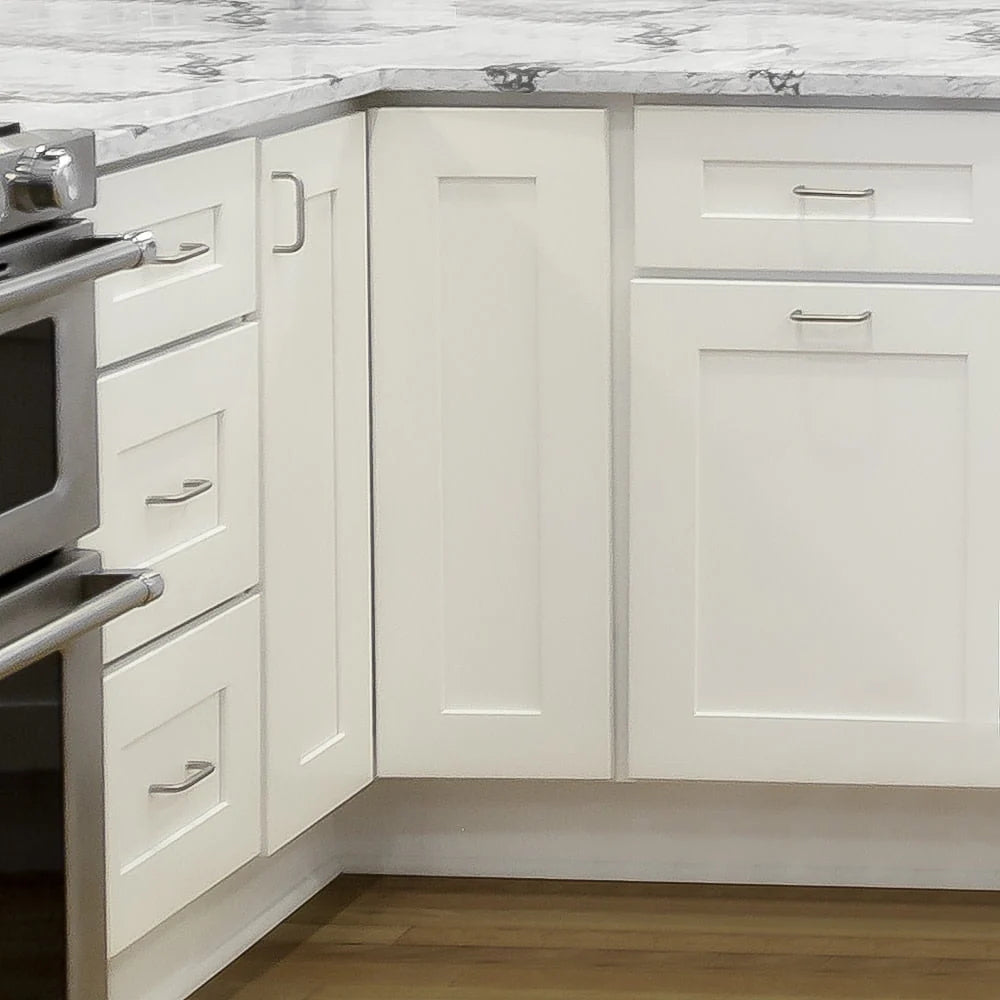 Design House 561407 Brookings Unassembled Shaker Base Kitchen Cabinet 36x34.5x24, White