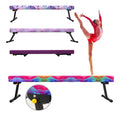 8FT Adjustable&Foldable Gymnastics Balance Beam,Home Gym Equipment,Easy Assembling and Storage,No Tool Require,for Kids Children Girls Training