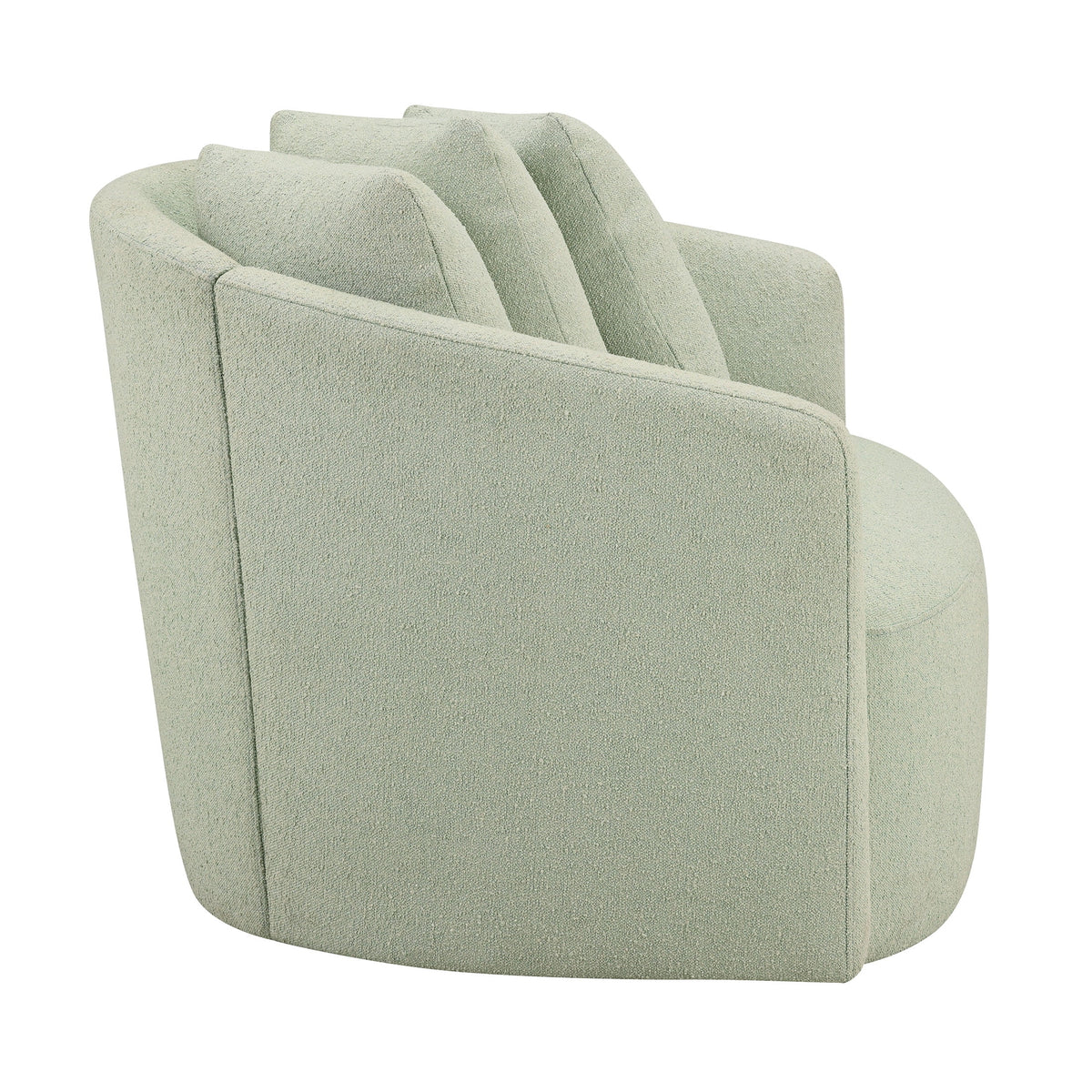 Beautiful Drew Accent Chair by Drew Barrymore, Cream Boucle