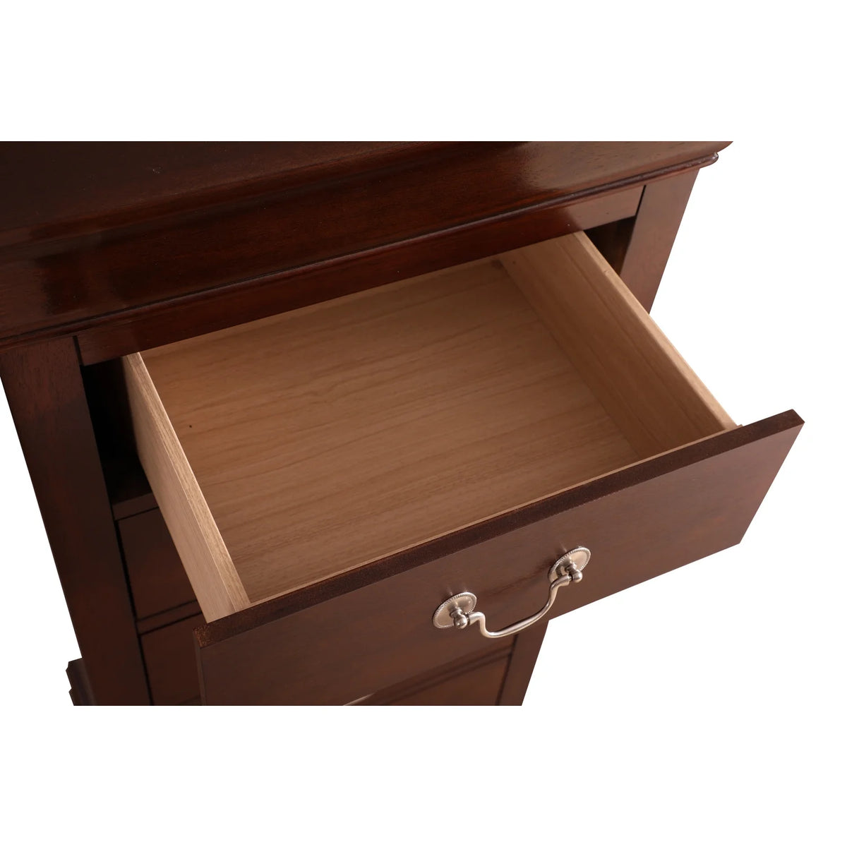Glory Furniture Louis Phillipe 7 Drawer Lingerie Chest in Cherry