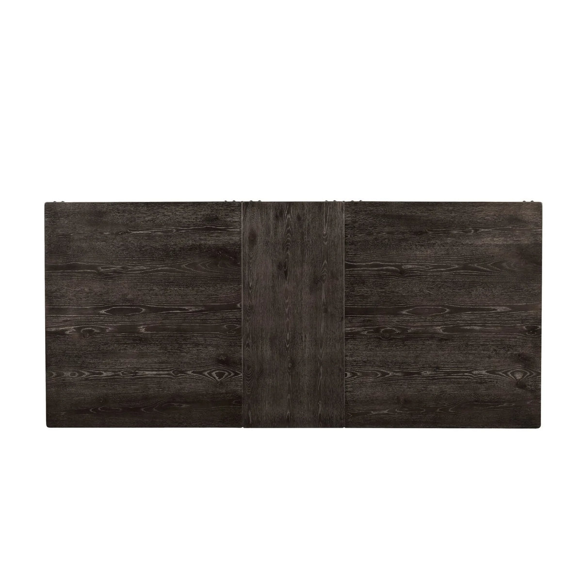 Tyler 88 Inch Classic Rectangular Dining Table Rubberwood Charcoal Gray