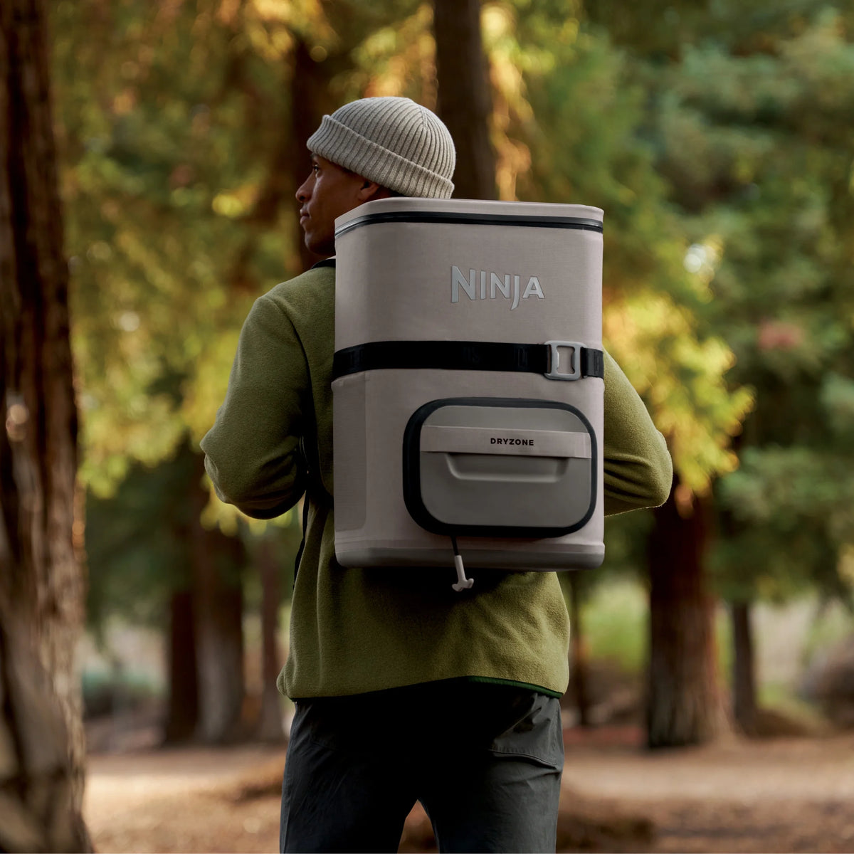 Ninja Outdoor FrostVault Go 24-Can Soft Cooler with Cold Dry Zone, Lakeshore Blue - FF124NV