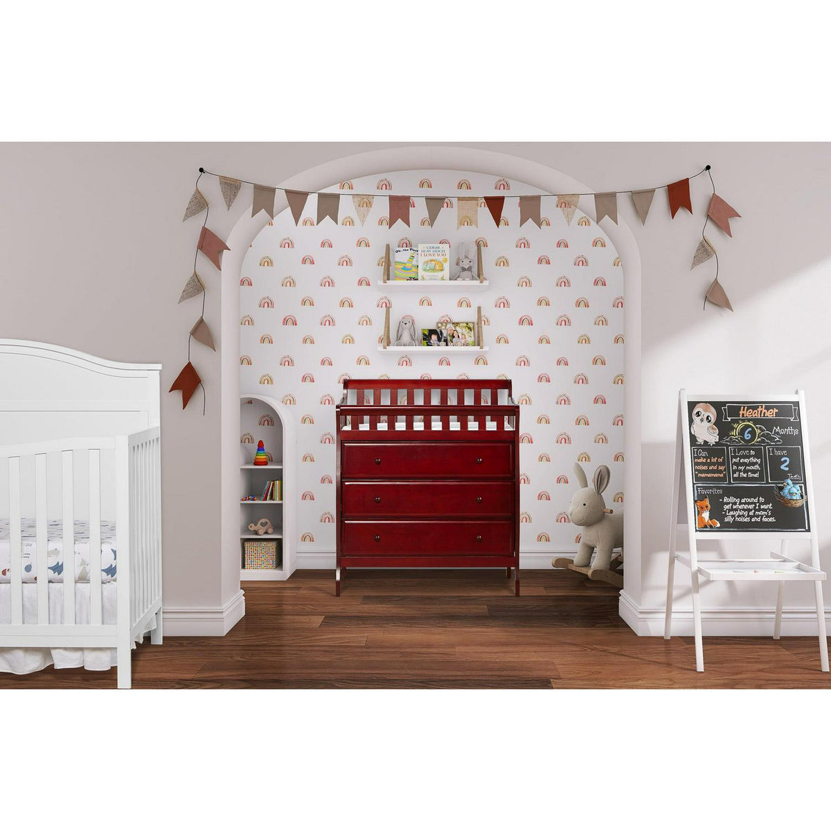 Dream On Me Marcus Changing Table And Dresser. Cherry