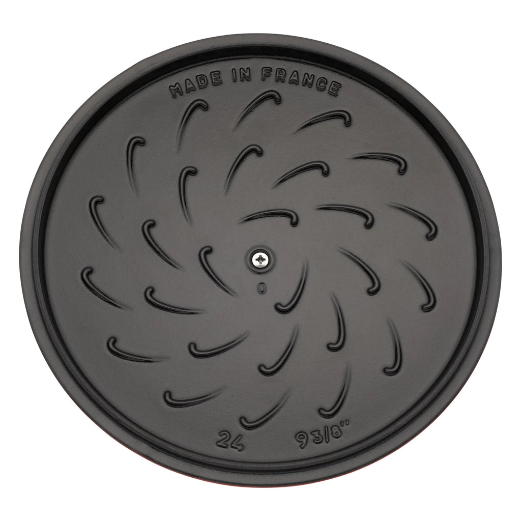 Staub Cast Iron 2.5-qt Saute Pan with Dragon Lid - Cherry