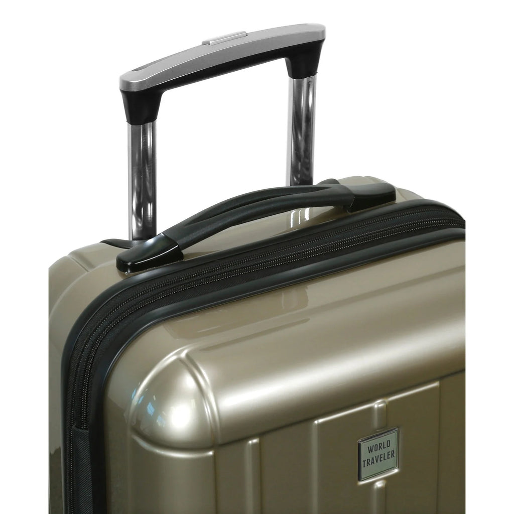 World Traveler Contour Hardside 3-Piece Spinner Luggage Set - Yellow
