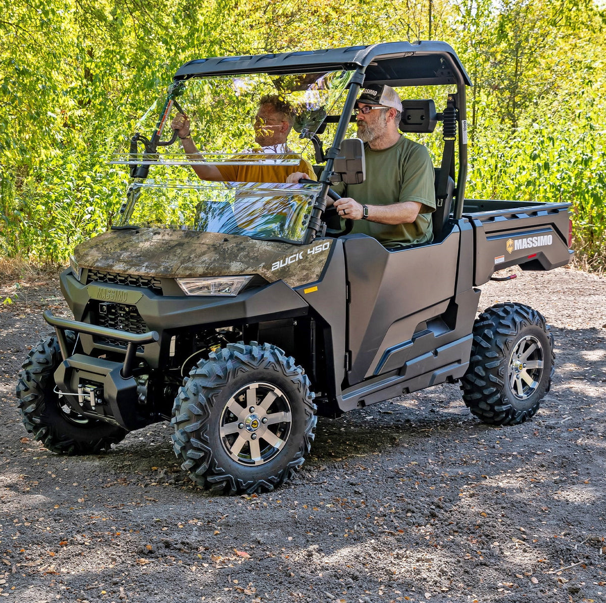 Massimo Buck 450 Side by Side UTV, EFI, 4 Stroke, 325cc, 25.5 HP, 4X4, 3000lb Winch - Red