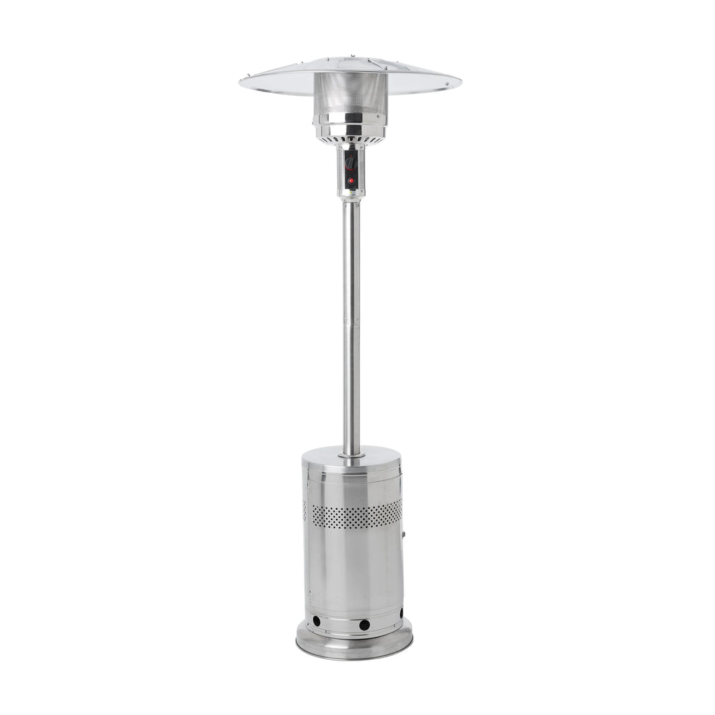 Mainstays 48,000 BTU Freestanding Metal Propane Patio Heater, Black