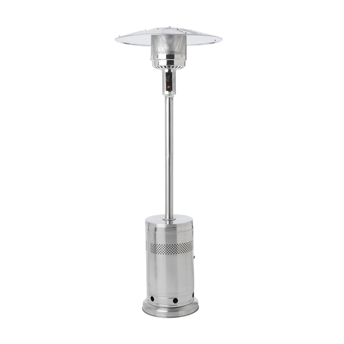 Mainstays 48,000 BTU Freestanding Metal Propane Patio Heater, Black