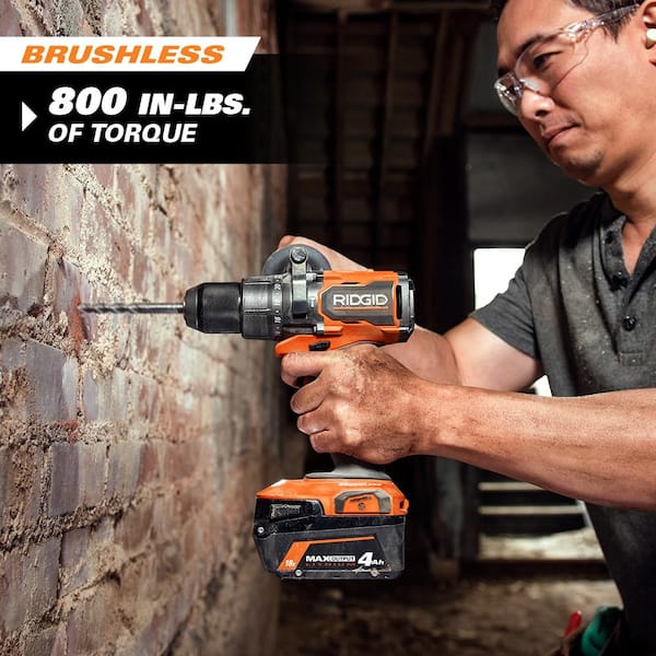 18V Brushless Cordless 2-Tool Combo Kit w/ Hammer Drill, Impact Driver, Batteries, Charger, Bag & FREE Recip Saw