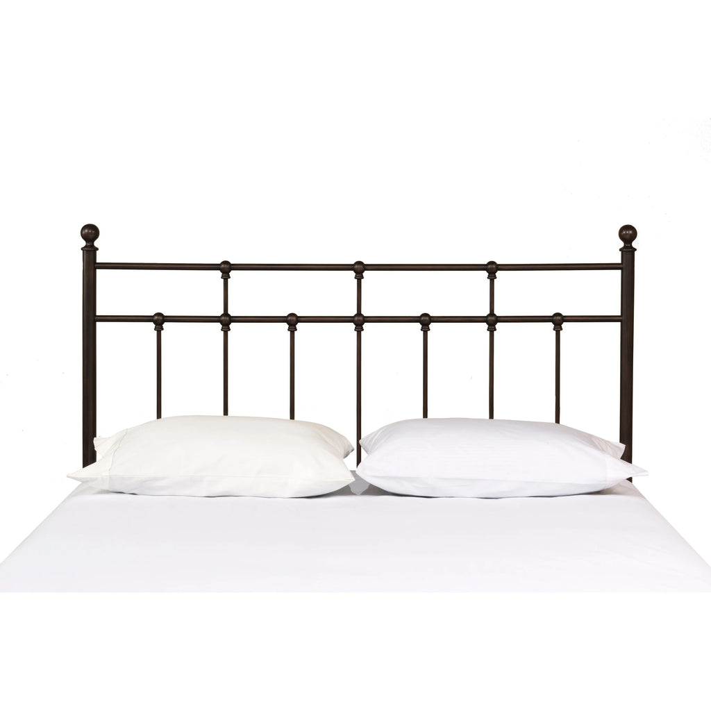 Hillsdale Furniture Providence Metal Full Bed with Spindle and Casting Design, Antique Bronze