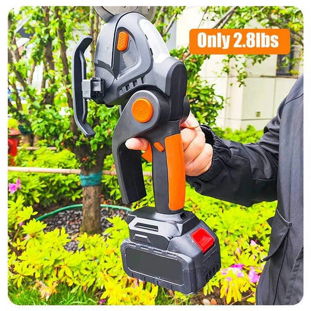4 in 1 Hedge Trimmer with Extension Pole for Shrub, Garden, Grass and Lawn(21V Battery and Charger Include)