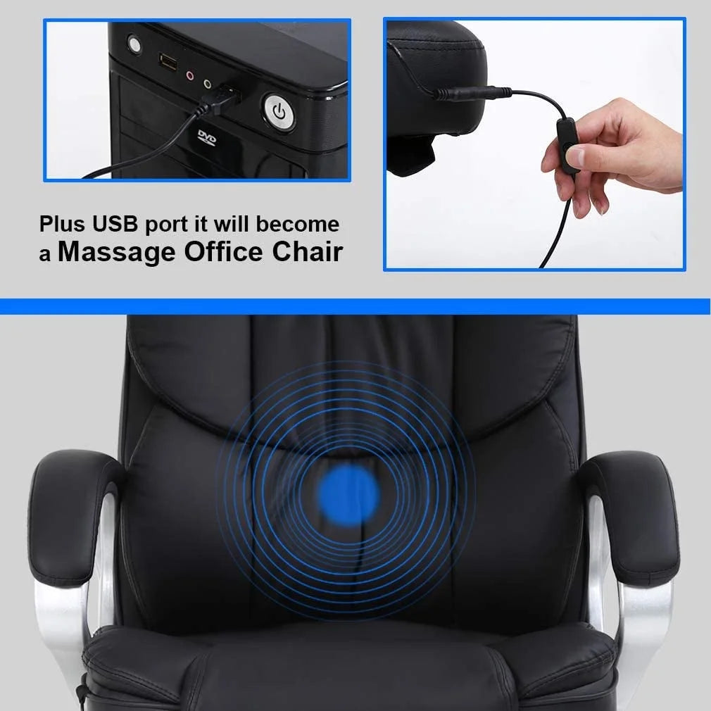 BestOffice Ergonomic Office Chair, Lumbar Support, Rolling Swivel for Women, Men(Black)