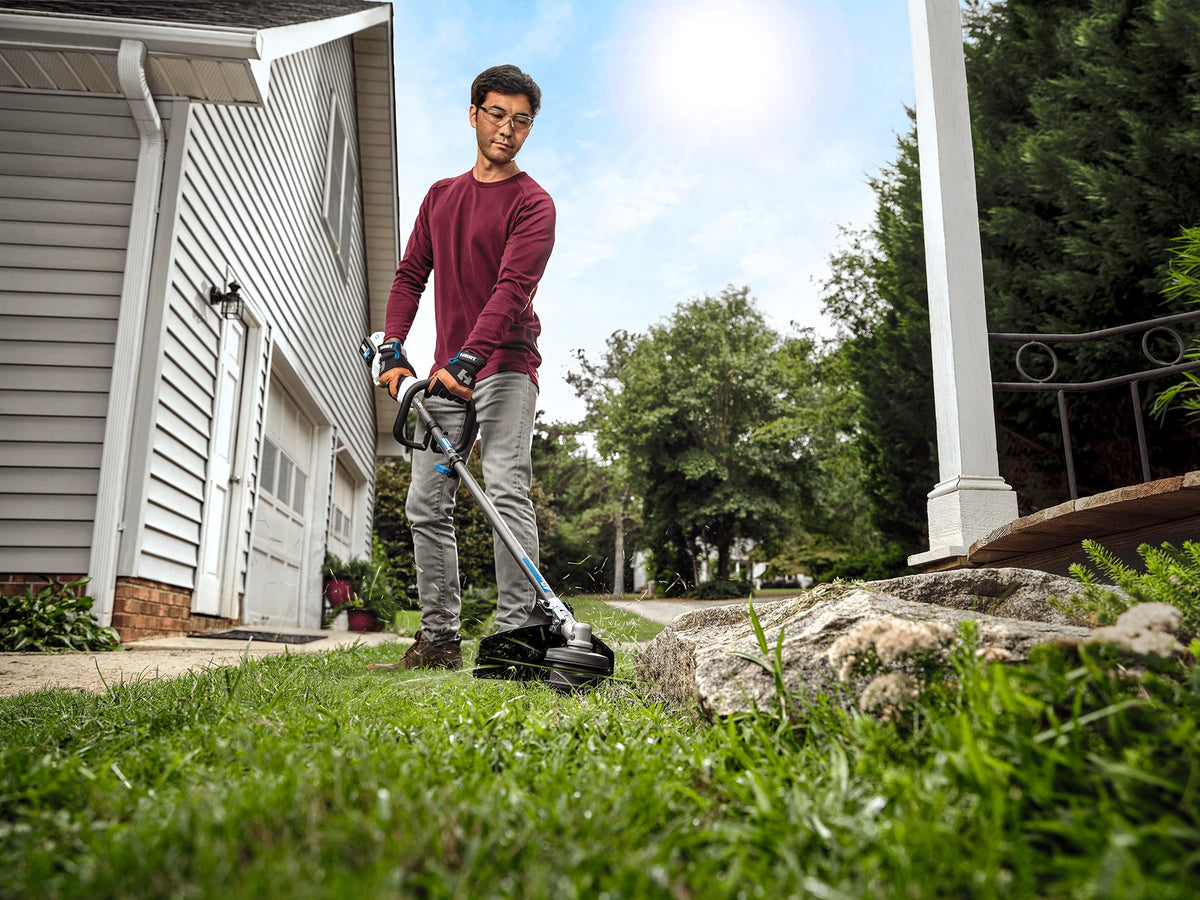 HART 40-Volt Cordless Attachment Capable 15-inch String Trimmer Kit, (1) 4.0Ah Lithium-Ion Battery