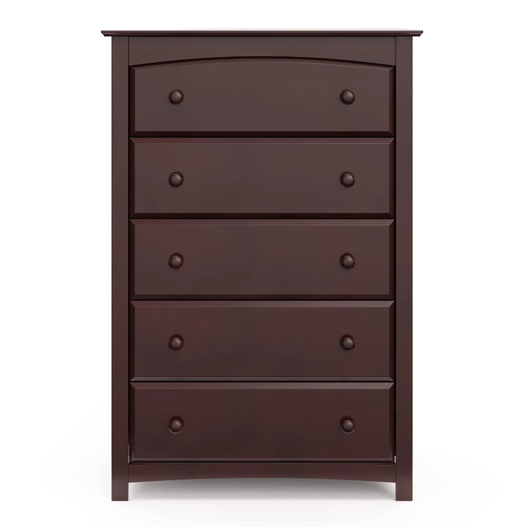 Storkcraft Kenton 5 Drawer Nursery Dresser, Pebble Gray