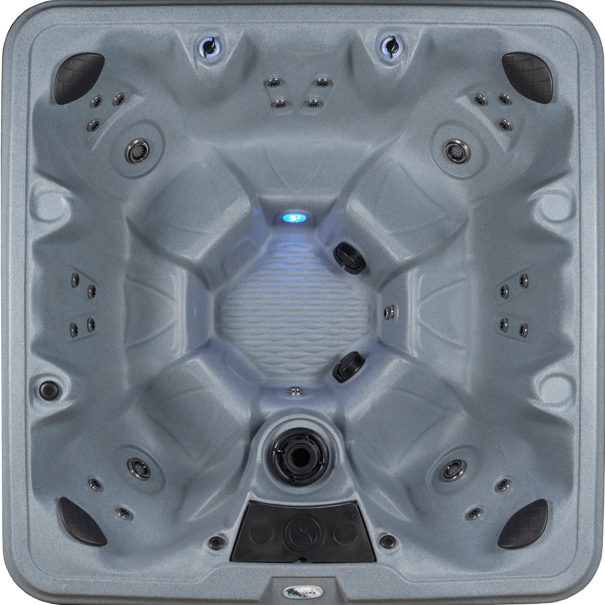 Aqualife by Strong Spas Palm Beach 6 Person 69-Port Non-Lounger Spa, 30 Jets, Cobblestone