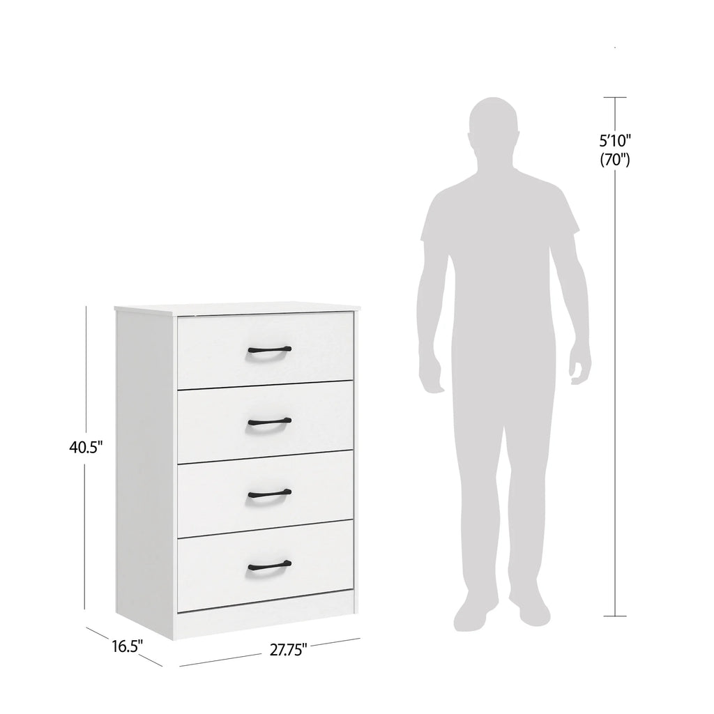 Mainstays Ardent 4 Drawer Dresser, Euro Oak