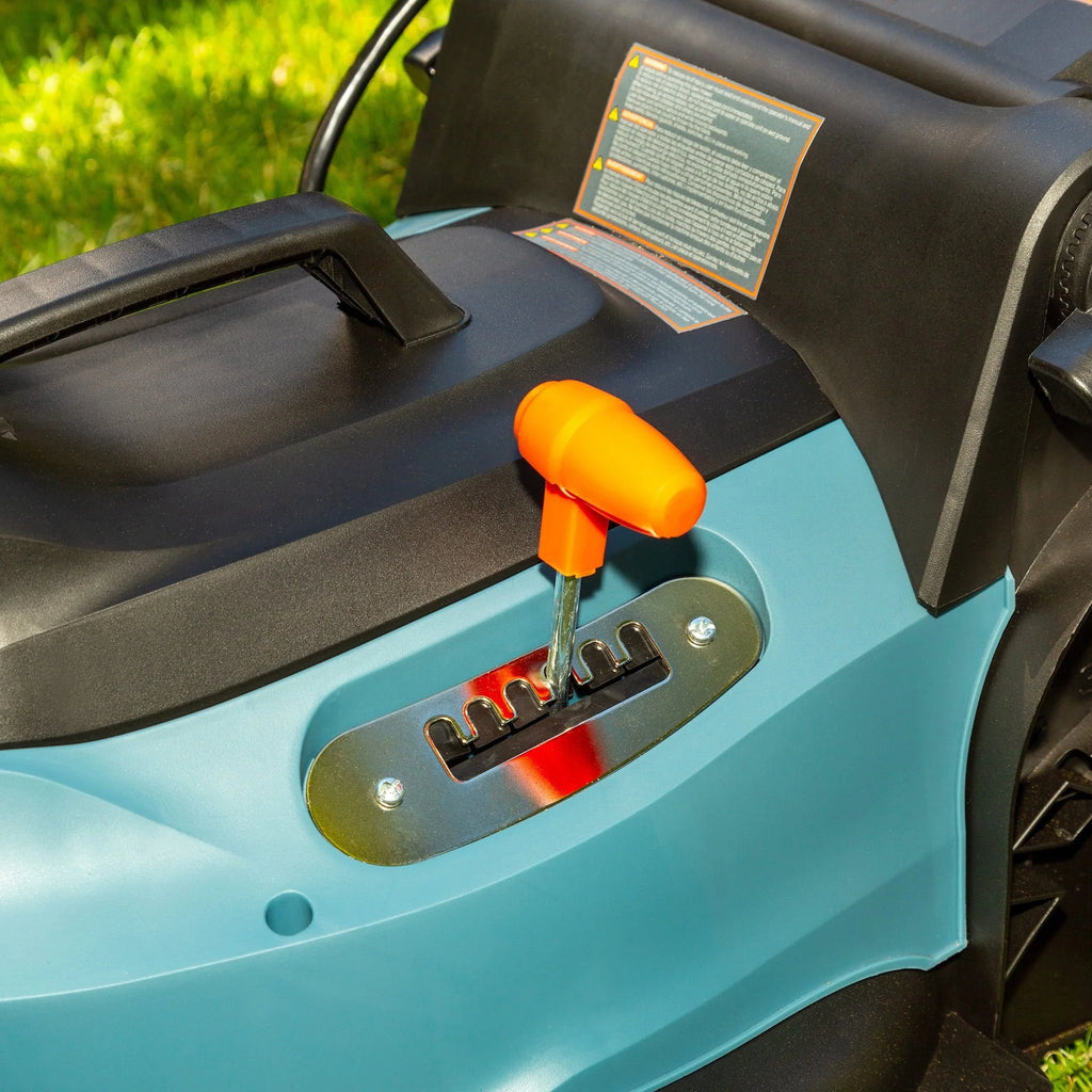 SENIX 58V Max* 15-inch Cordless Brushless Lawn Mower, 2.5 Ah Lithium-Ion Battery and Charger Included, LPPX5-L