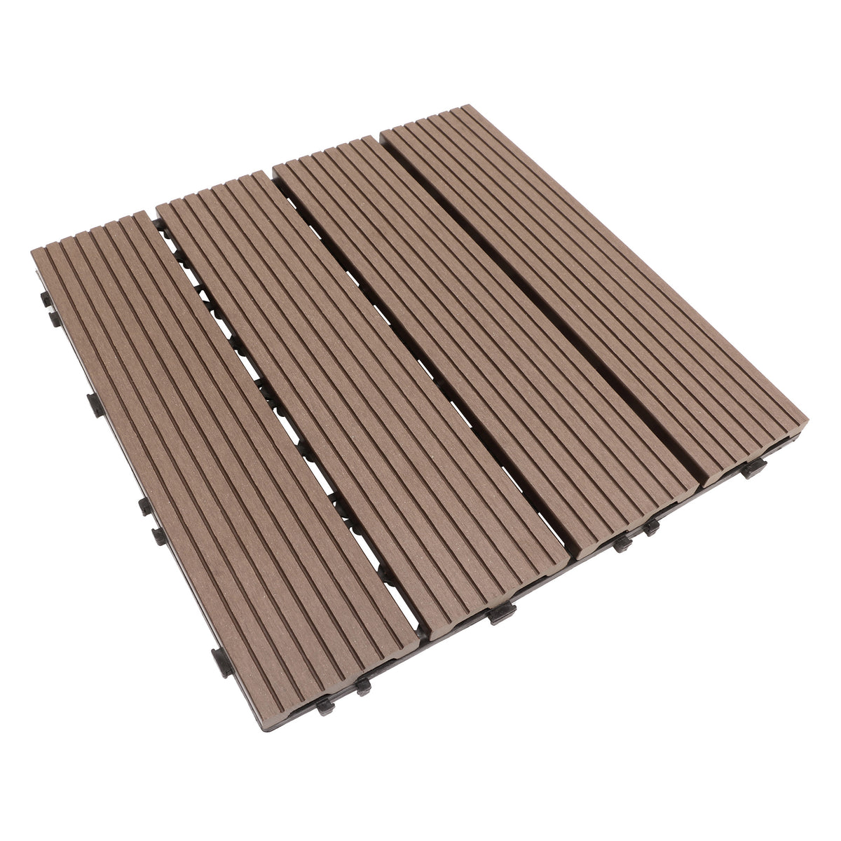Golden Select WPC 12' x 12” Deck Tiles, 24 Tiles