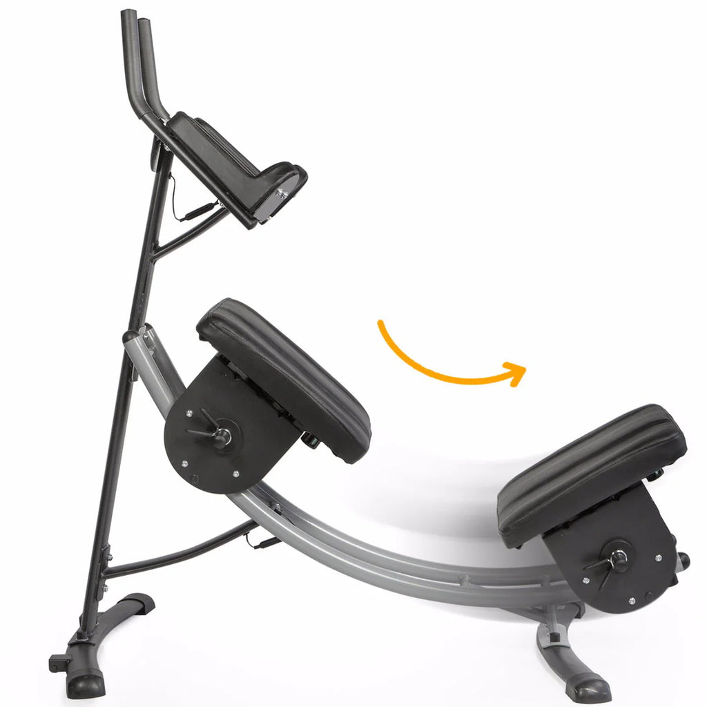 XtremepowerUS Roller Coaster Abdominal Trainer Machine Waist Fitness Equipment Abdomen Exercise Machine