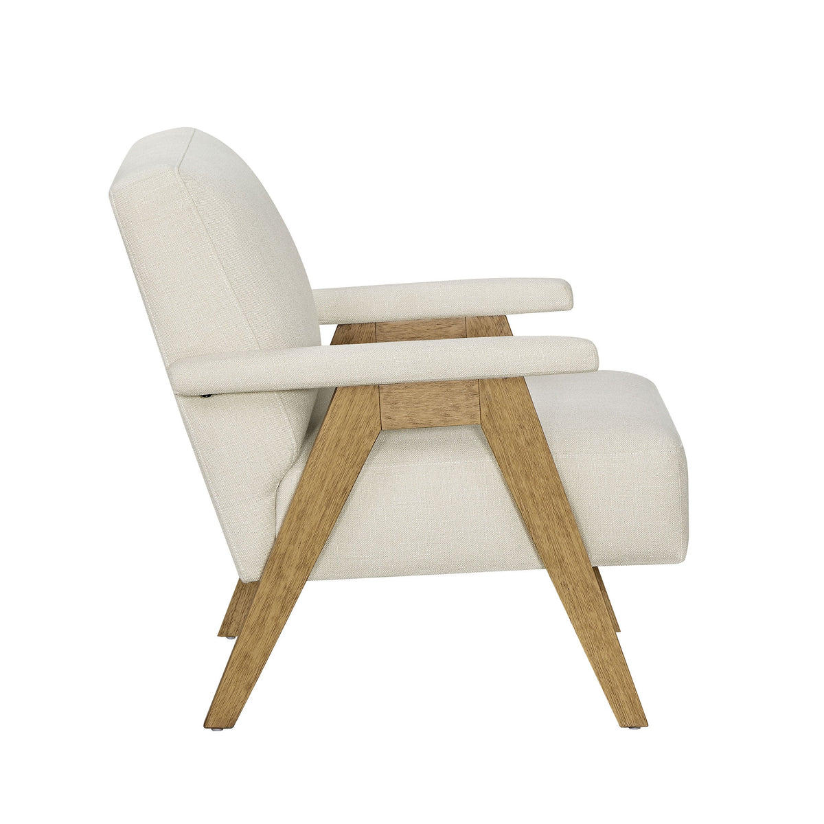 Better Homes & Gardens Ezra Accent Chair, Living Room, Cream