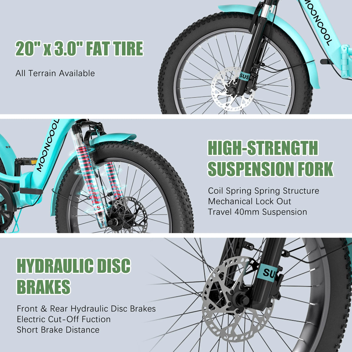 ABORON 3.0 Fat Tire Electric Trike for Senior Foldable E-Bike, 500W Motorized Tricycle Adult 20" Folding 3 Wheel Electric Commute Bike Trike w/48V Battery and Storage Baskets,