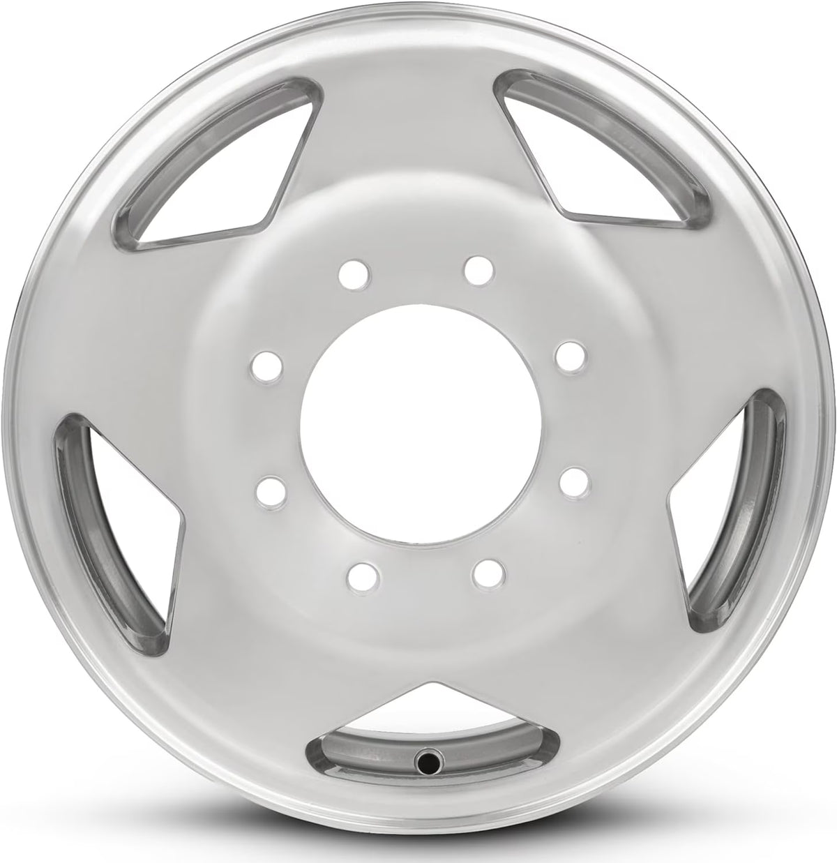 For 1999-2004 Ford F350 16 Inch Machined with Clear Coat Silver Rim - OE Direct Replacement - Road Ready Car Wheel