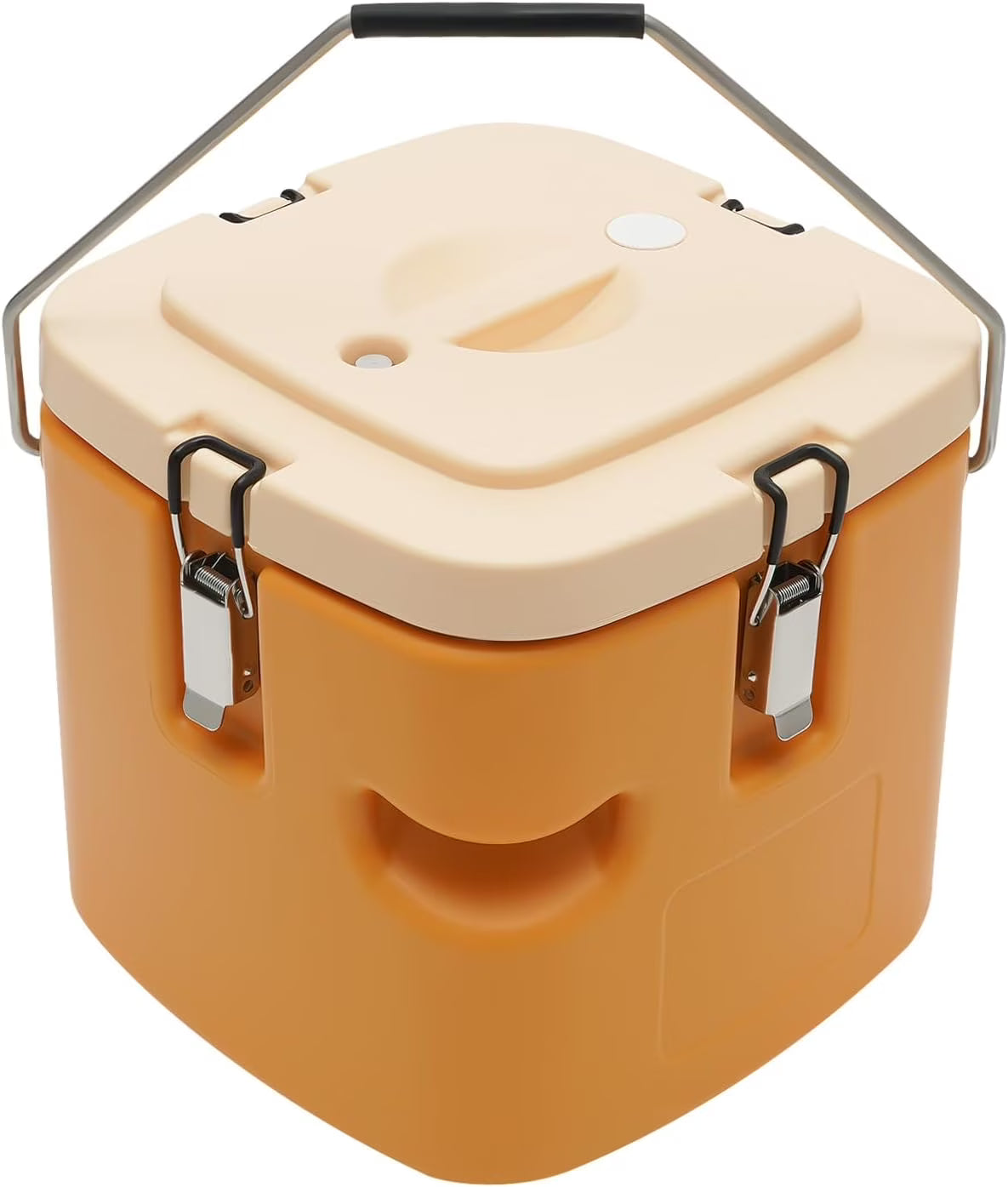 Insulated Soup Carrier Coolers,  2.5 Gallon Food Warmer/Coolers Box for Food Storage, Large Stainless Steel Leakproof Lid Insulated Soup Container (Red)