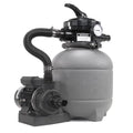 XtremepowerUS Sand Filter Pump for Above Ground Pool, 2400 GPH Pool Filter Pump, 7-Way Valve
