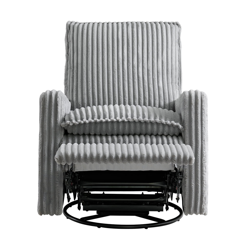 Soho Baby Coventry Glider Recliner Boucle White