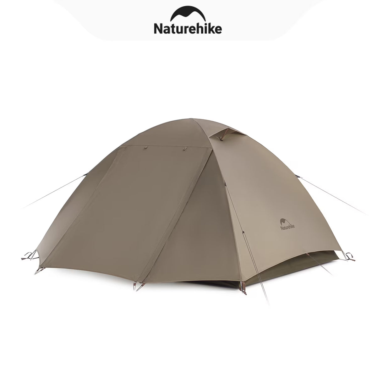 Naturehike, Ultralight Hiking Tent, Portable Camping Tent with Two Doors, Waterproof and Wind-resistant Dome Tent, UV Protection Backpacking Tent
