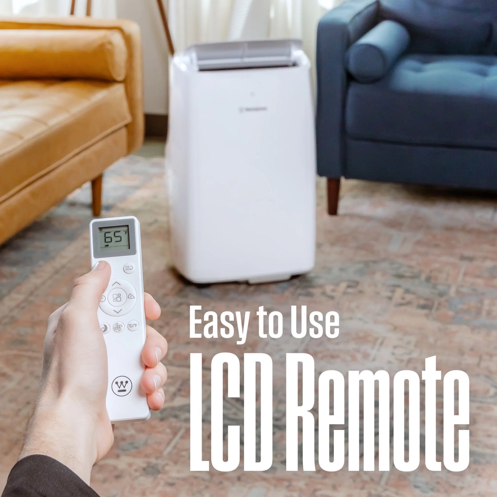 Westinghouse 12,000 BTU Portable Air Conditioner & Dehumidifier with Remote & Smart App, up to 550 Sq Ft