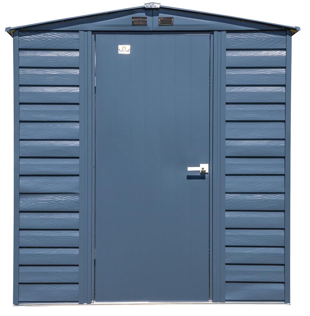 Arrow Select Steel Storage Shed Steel Storage Shed, 6x5, Charcoal